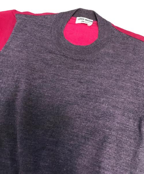 JUNYA WATANABE COMME des GARCONS（(ジュンヤワタナベ コムデギャルソン）JUNYA WATANABE COMME des GARCONS ((ジュンヤワタナベ コムデギャルソン) 異素材切替カットソー レッド サイズ:表記なしの古着・服飾アイテム