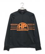 COMME des GARCONS HOMME PLUSコムデギャルソンオムプリュス）の古着「ハーフジップカットソー」｜ブラック