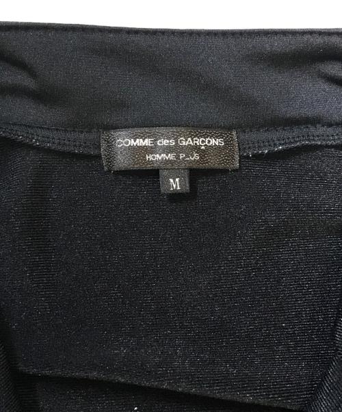 COMME des GARCONS HOMME PLUS（コムデギャルソンオムプリュス）COMME des GARCONS HOMME PLUS (コムデギャルソンオムプリュス) ハーフジップカットソー ブラック サイズ:Mの古着・服飾アイテム