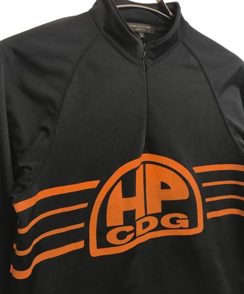 COMME des GARCONS HOMME PLUS（コムデギャルソンオムプリュス）COMME des GARCONS HOMME PLUS (コムデギャルソンオムプリュス) ハーフジップカットソー ブラック サイズ:Mの古着・服飾アイテム