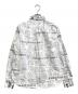 COMME des GARCONS (コムデギャルソン) インサイドアウト総柄シャツ ホワイト サイズ:S：18000円