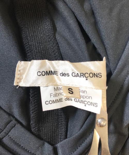 COMME des GARCONS（コムデギャルソン）COMME des GARCONS (コムデギャルソン) 変形フーディリブ ブラック サイズ:Sの古着・服飾アイテム