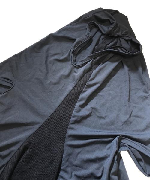 COMME des GARCONS（コムデギャルソン）COMME des GARCONS (コムデギャルソン) 変形フーディリブ ブラック サイズ:Sの古着・服飾アイテム