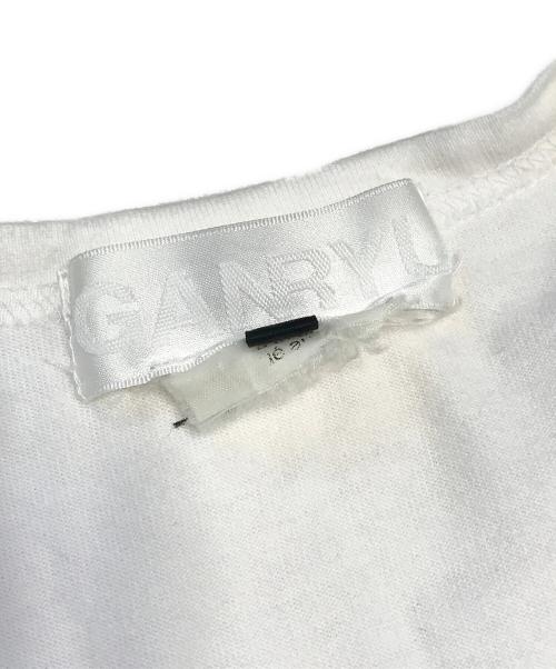 GANRYU（ガンリュウ）GANRYU (ガンリュウ) 異素材切替Tシャツ ホワイト サイズ:Mの古着・服飾アイテム