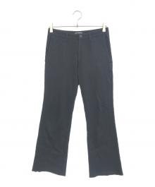 JUNYA WATANABE COMME des GARCONS（(ジュンヤワタナベ コムデギャルソン）の古着「縮絨フレアパンツ」｜ブラック