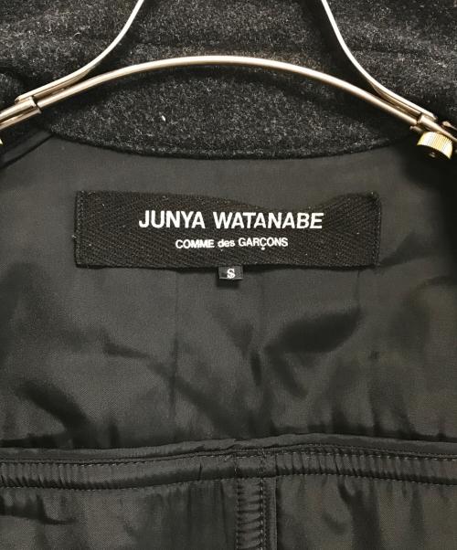 JUNYA WATANABE COMME des GARCONS（ジュンヤワタナベ コムデギャルソン）JUNYA WATANABE COMME des GARCONS (ジュンヤワタナベ コムデギャルソン) ダッフルコート グレー サイズ:Sの古着・服飾アイテム