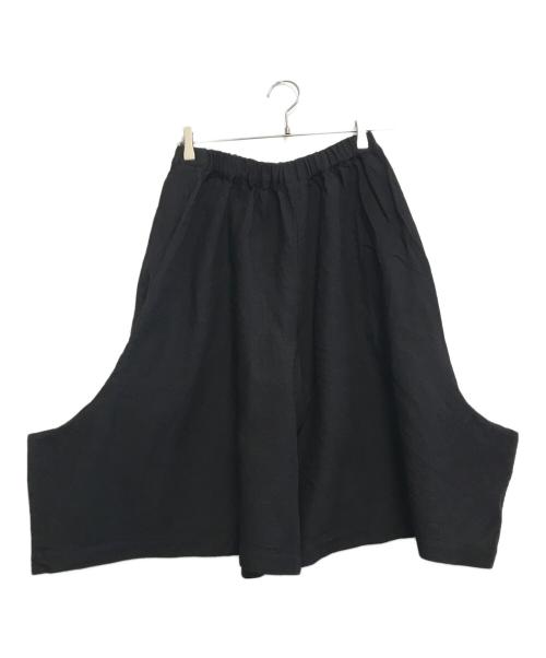 COMME des GARCONS COMME des GARCONS（コムデギャルソン コムデギャルソン）COMME des GARCONS COMME des GARCONS (コムデギャルソン コムデギャルソン) クロップド変形ウールパンツ ブラック サイズ:Ｓの古着・服飾アイテム