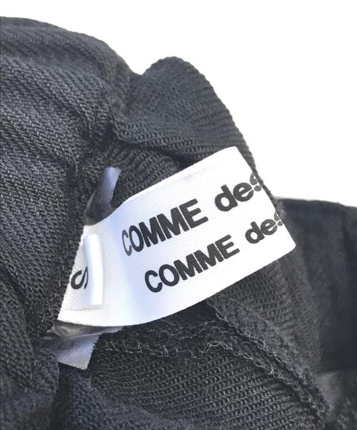 COMME des GARCONS COMME des GARCONS（コムデギャルソン コムデギャルソン）COMME des GARCONS COMME des GARCONS (コムデギャルソン コムデギャルソン) クロップド変形ウールパンツ ブラック サイズ:Ｓの古着・服飾アイテム