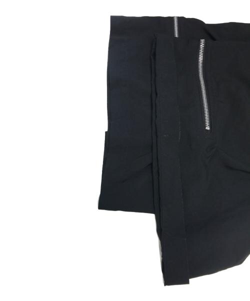 BLACK COMME des GARCONS（ブラックコムデギャルソン）BLACK COMME des GARCONS (ブラックコムデギャルソン) ジップデザインハーフパンツ ブラック サイズ:Lの古着・服飾アイテム