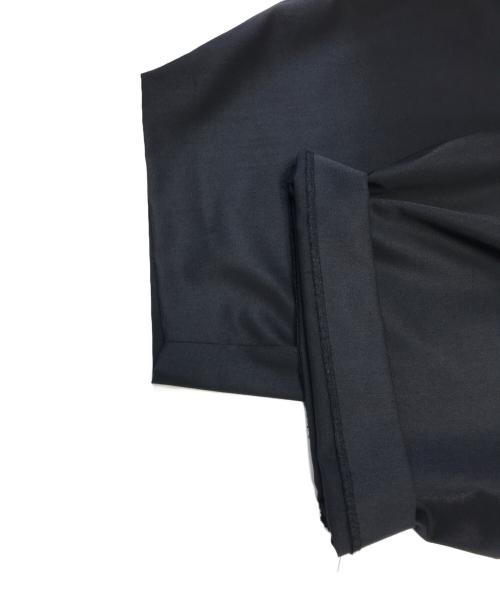 BLACK COMME des GARCONS（ブラックコムデギャルソン）BLACK COMME des GARCONS (ブラックコムデギャルソン) クロップドイージーワイドパンツ ブラック サイズ:XSの古着・服飾アイテム