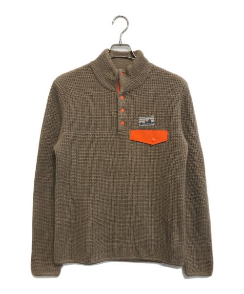 Patagonia（パタゴニア）Patagonia (パタゴニア) カシミヤスナップT ベージュ サイズ:Sの古着・服飾アイテム