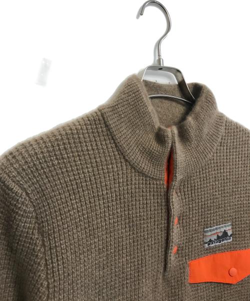 Patagonia（パタゴニア）Patagonia (パタゴニア) カシミヤスナップT ベージュ サイズ:Sの古着・服飾アイテム