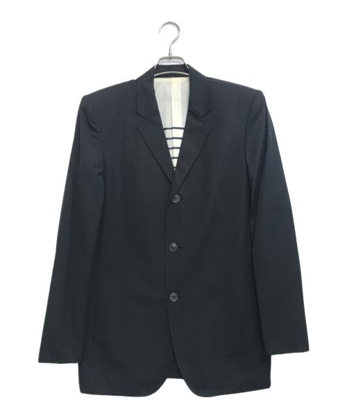 Jean Paul Gaultier homme（ジャンポールゴルチェオム）Jean Paul Gaultier homme (ジャンポールゴルチェオム) 3Bテーラードジャケット ブラック サイズ:48の古着・服飾アイテム