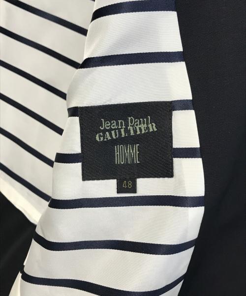 Jean Paul Gaultier homme（ジャンポールゴルチェオム）Jean Paul Gaultier homme (ジャンポールゴルチェオム) 3Bテーラードジャケット ブラック サイズ:48の古着・服飾アイテム