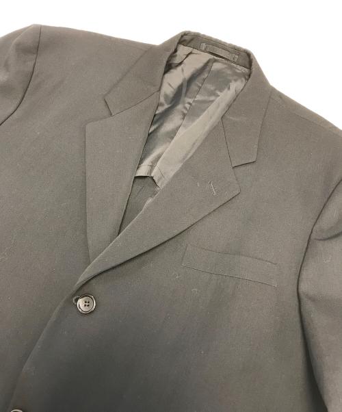 COMME des GARCONS HOMME（コムデギャルソン オム）COMME des GARCONS HOMME (コムデギャルソン オム) ウールギャバ3Bテーラードジャケット ブラック サイズ:Mの古着・服飾アイテム