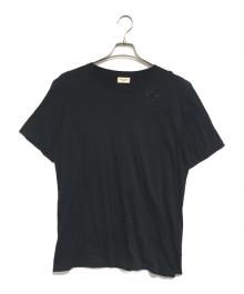 Saint Laurent Paris（サンローランパリ）の古着「Tシャツ」｜ブラック