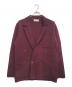 GIVENCHY（ジバンシィ）の古着「ニットダブルテーラードジャケット」｜レッド