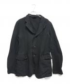 COMME des GARCONS HOMME PLUSコムデギャルソンオムプリュス）の古着「ポリ縮絨3Bジャケット」｜ブラック
