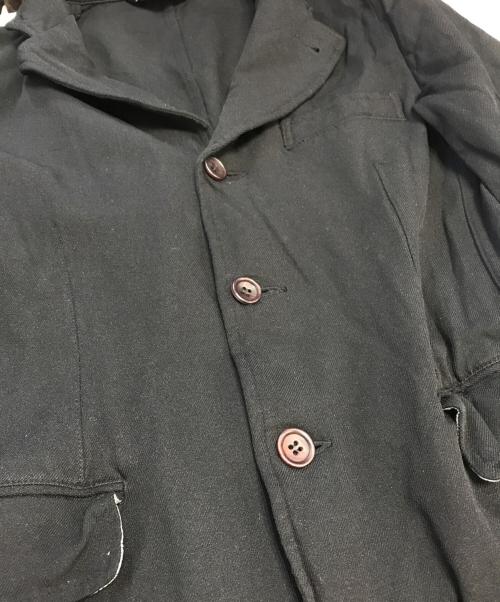 COMME des GARCONS HOMME PLUS（コムデギャルソンオムプリュス）COMME des GARCONS HOMME PLUS (コムデギャルソンオムプリュス) ポリ縮絨3Bジャケット ブラック サイズ:Sの古着・服飾アイテム