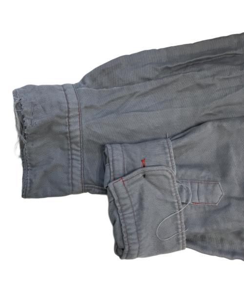 COMME des GARCONS HOMME（コムデギャルソン オム）COMME des GARCONS HOMME (コムデギャルソン オム) ダメージ加工ステッチシャツ グレー サイズ:表記なしの古着・服飾アイテム