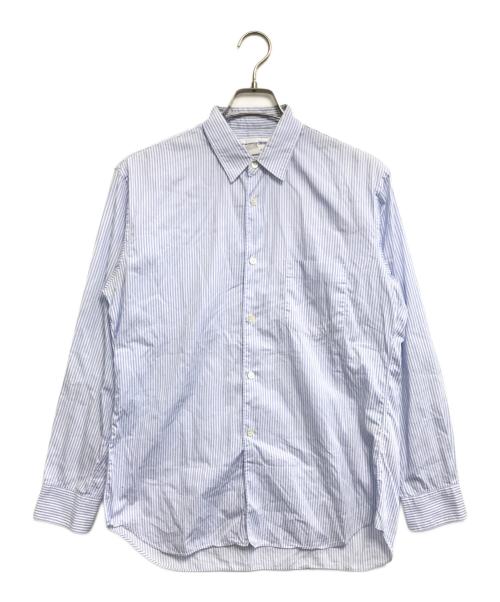 COMME des GARCONS SHIRT（コムデギャルソンシャツ）COMME des GARCONS SHIRT (コムデギャルソンシャツ) ストライプシャツ ブルー サイズ:Sの古着・服飾アイテム