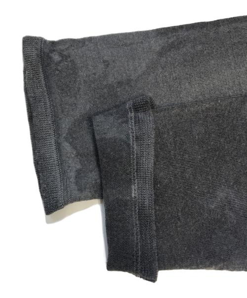 BLACK COMME des GARCONS（ブラックコムデギャルソン）BLACK COMME des GARCONS (ブラックコムデギャルソン) ダメージ加工迷彩ニット ブラック サイズ:Sの古着・服飾アイテム