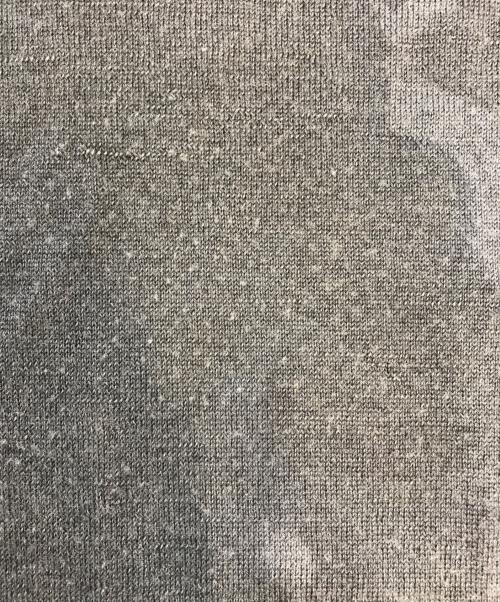 BLACK COMME des GARCONS（ブラックコムデギャルソン）BLACK COMME des GARCONS (ブラックコムデギャルソン) ダメージ加工迷彩ニット ブラック サイズ:Sの古着・服飾アイテム