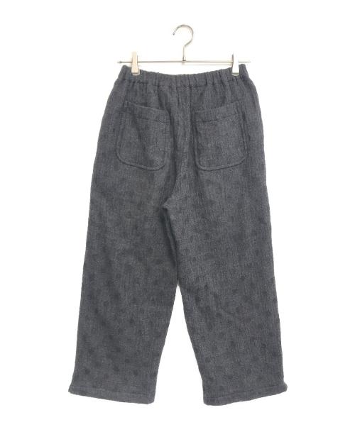 tricot COMME des GARCONS（トリココムデギャルソン）tricot COMME des GARCONS (トリココムデギャルソン) ドット柄ウール縮絨パンツ ブラック サイズ:表記なしの古着・服飾アイテム
