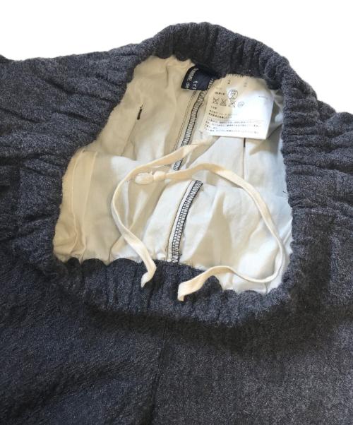 tricot COMME des GARCONS（トリココムデギャルソン）tricot COMME des GARCONS (トリココムデギャルソン) ドット柄ウール縮絨パンツ ブラック サイズ:表記なしの古着・服飾アイテム