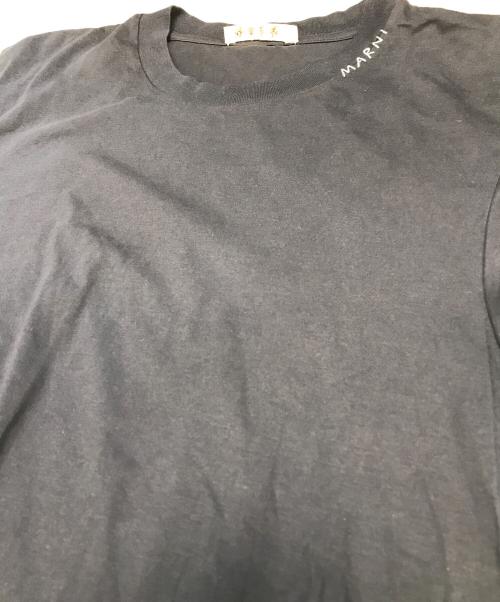 MARNI（マルニ）MARNI (マルニ) ロゴTシャツ ネイビー サイズ:40の古着・服飾アイテム