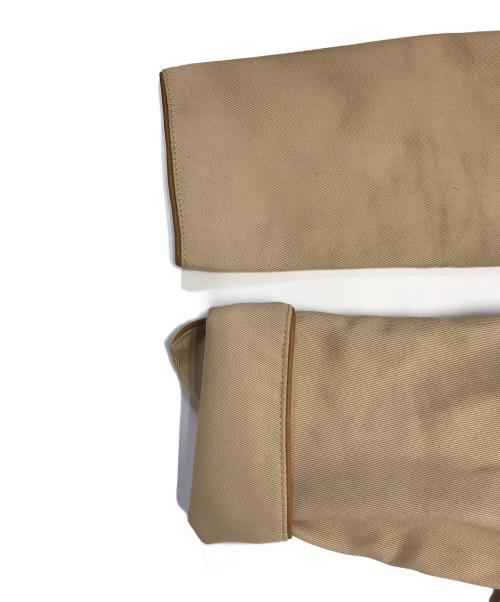 MIU MIU（ミュウミュウ）MIU MIU (ミュウミュウ) パイピングジャケット ベージュ サイズ:40の古着・服飾アイテム