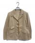 MIU MIU（ミュウミュウ）の古着「パイピングジャケット」｜ベージュ