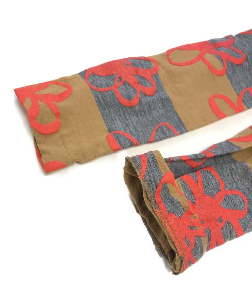 COMME des GARCONS（コムデギャルソン）COMME des GARCONS (コムデギャルソン) 花柄スモックパーカー ブラウン サイズ:不明の古着・服飾アイテム