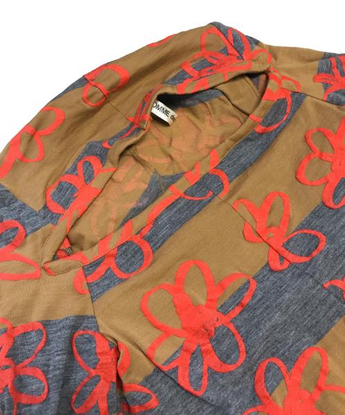 COMME des GARCONS（コムデギャルソン）COMME des GARCONS (コムデギャルソン) 花柄スモックパーカー ブラウン サイズ:不明の古着・服飾アイテム