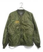 Hysteric Glamourヒステリックグラマー）の古着「KING&QUEEN刺繍キルティングブルゾン」｜グリーン