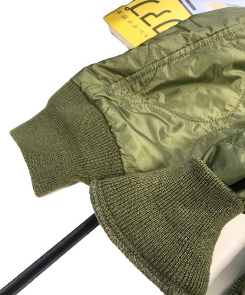 Hysteric Glamour（ヒステリックグラマー）Hysteric Glamour (ヒステリックグラマー) KING&QUEEN刺繍キルティングブルゾン グリーン サイズ:Ｓの古着・服飾アイテム