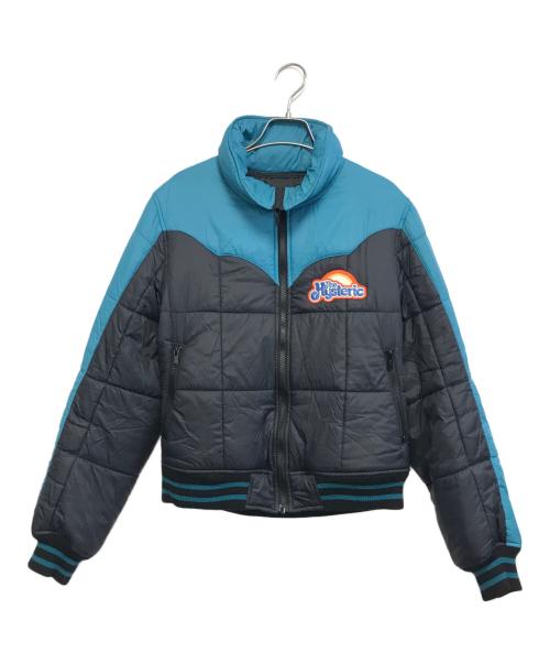 Hysteric Glamour（ヒステリックグラマー）Hysteric Glamour (ヒステリックグラマー) RAINBOW SWASHアップリケスキージャケット スカイブルー サイズ:Mの古着・服飾アイテム