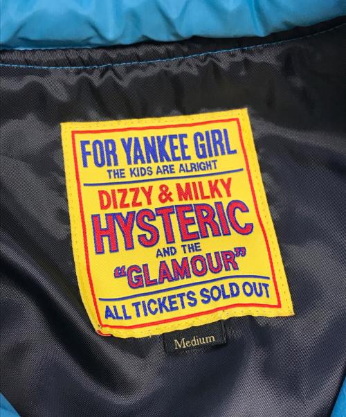 Hysteric Glamour（ヒステリックグラマー）Hysteric Glamour (ヒステリックグラマー) RAINBOW SWASHアップリケスキージャケット スカイブルー サイズ:Mの古着・服飾アイテム