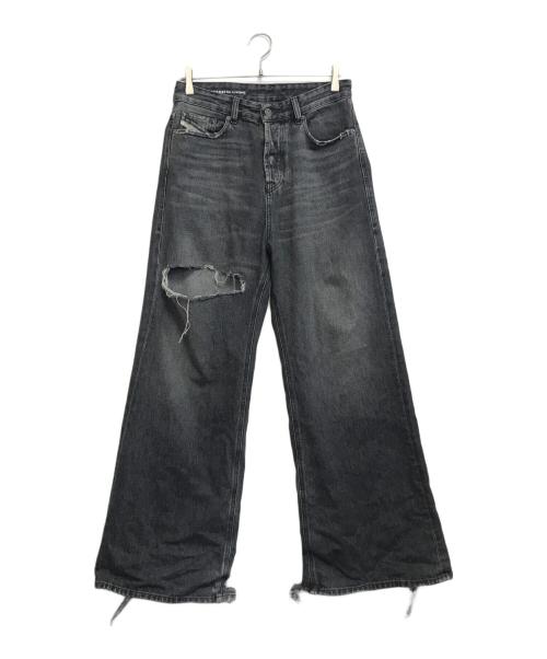 DIESEL（ディーゼル）DIESEL (ディーゼル) relaxed jeans 1996 d sire ブラック サイズ:24の古着・服飾アイテム