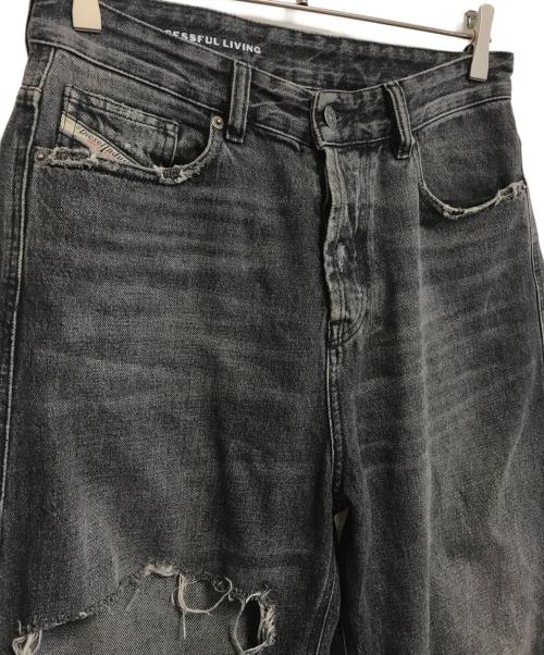 DIESEL（ディーゼル）DIESEL (ディーゼル) relaxed jeans 1996 d sire ブラック サイズ:24の古着・服飾アイテム
