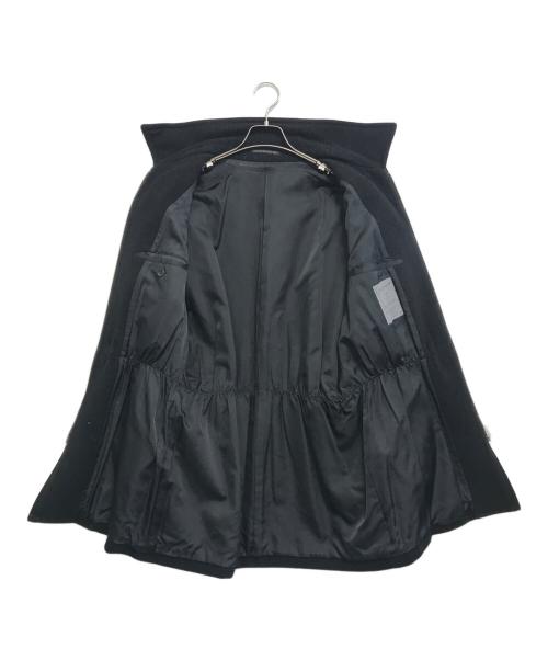 Yohji Yamamoto pour homme（ヨウジヤマモト プールオム）Yohji Yamamoto pour homme (ヨウジヤマモト プールオム) バックルウールジャケット ブラック×レッド サイズ:Mの古着・服飾アイテム