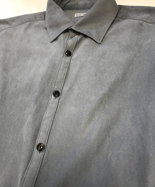 RAKINES（ラキネス）RAKINES (ラキネス) フェイクスウェードシャツ スカイブルー サイズ:2の古着・服飾アイテム