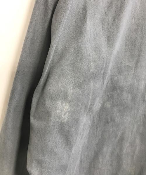 RAKINES（ラキネス）RAKINES (ラキネス) フェイクスウェードシャツ スカイブルー サイズ:2の古着・服飾アイテム