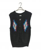 Coohemコーヘン）の古着「CHIMAYO TWEED KNIT VEST」｜ブラック