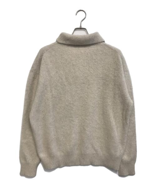NAKEDGAUGE（ネイキッドゲージ）NAKEDGAUGE (ネイキッドゲージ) ニットポロシャツ ベージュ サイズ:2の古着・服飾アイテム