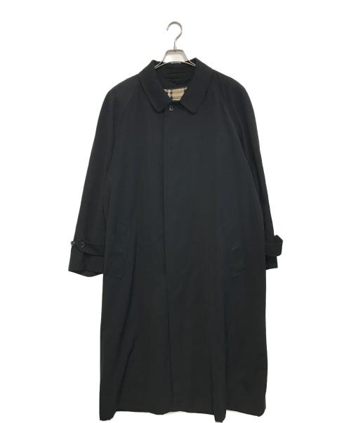 BURBERRY LONDON（バーバリーロンドン）BURBERRY LONDON (バーバリーロンドン) 裏ノヴァステンカラーコート ブラック サイズ:Mの古着・服飾アイテム