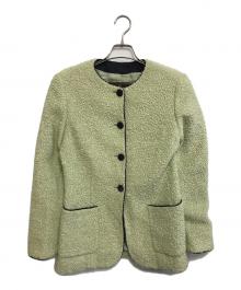 FENDI（フェンディ）の古着「ボアジャケット」｜黄緑