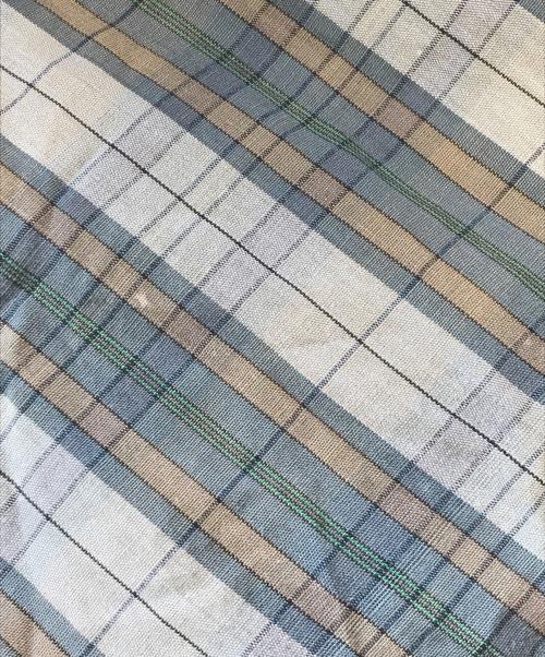 KOLESPORT（コレスポーツ）KOLESPORT (コレスポーツ) オープンカラーチェックシャツ ブルー サイズ:Ｍの古着・服飾アイテム