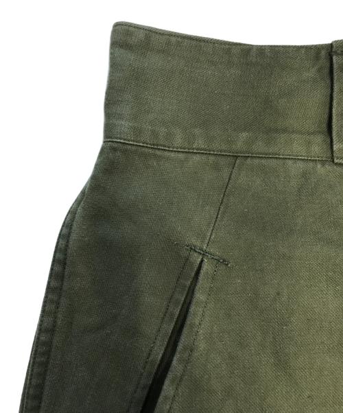 VINTAGE MILITARY（ヴィンテージ ミリタリー）VINTAGE MILITARY (ヴィンテージ ミリタリー) FRENCH MILITARY M-47 カーゴパンツ グリーン サイズ:不明の古着・服飾アイテム