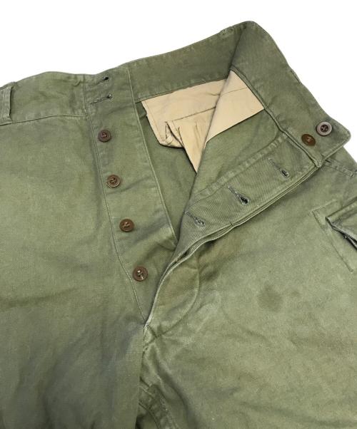 VINTAGE MILITARY（ヴィンテージ ミリタリー）VINTAGE MILITARY (ヴィンテージ ミリタリー) FRENCH MILITARY M-47 カーゴパンツ グリーン サイズ:不明の古着・服飾アイテム